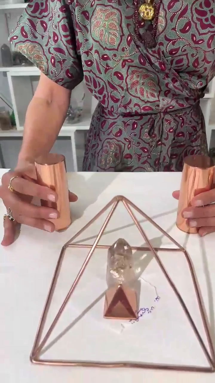 Solid Copper Pyramid