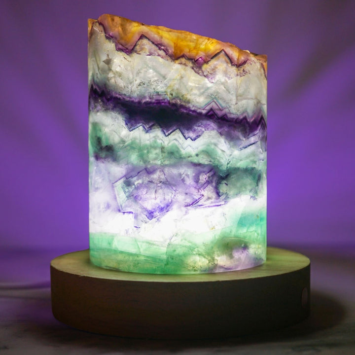 Fluorite Lamp