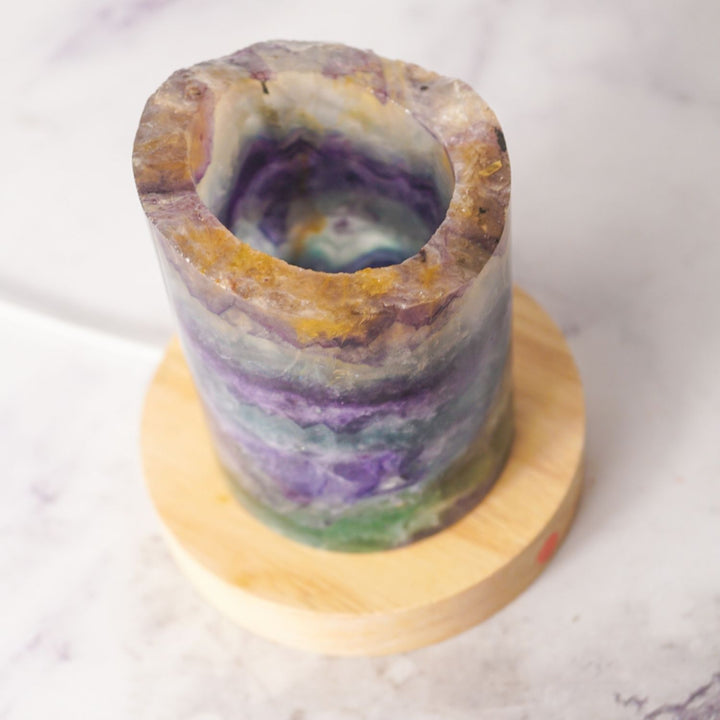 Fluorite Lamp