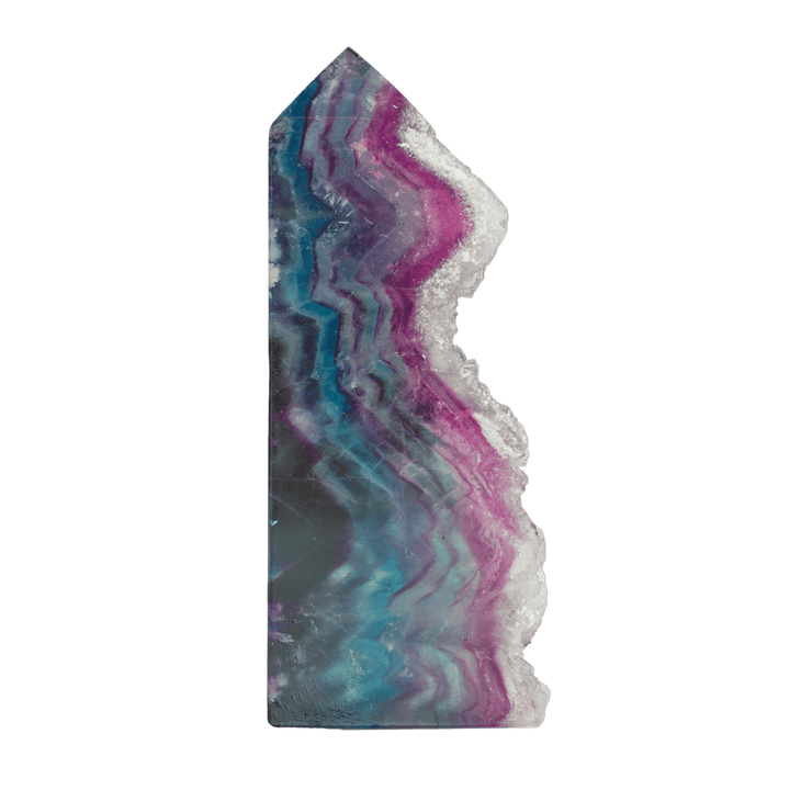 Fluorite Geode Point