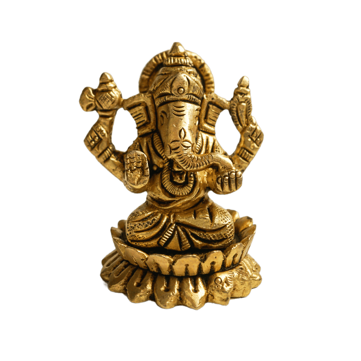 Ganesh Brass Altar Statue