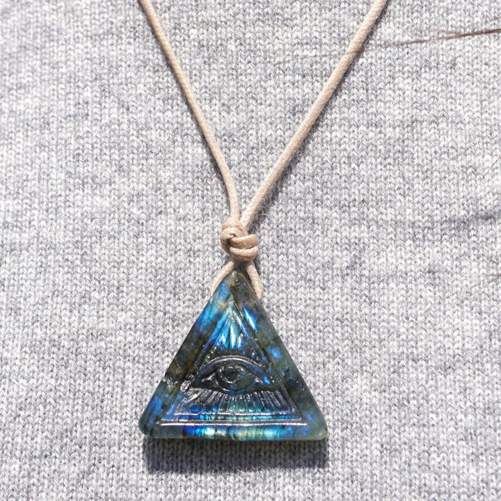 Labradorite All-Seeing Eye Necklace