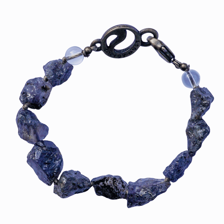 Raw Iolite Bracelet