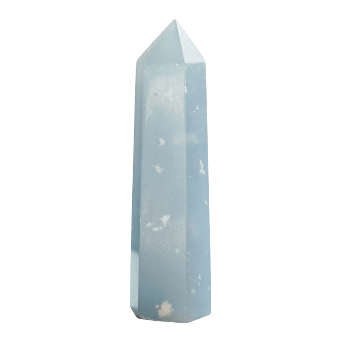 Snowflake Angelite Point