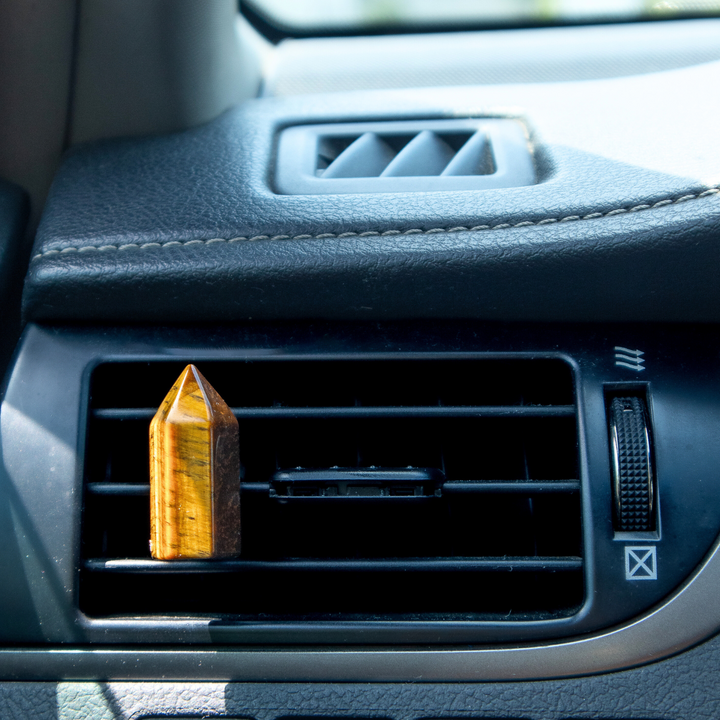 Tiger's Eye Car Vent Clip