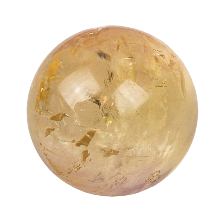 Yellow Optical Calcite Sphere